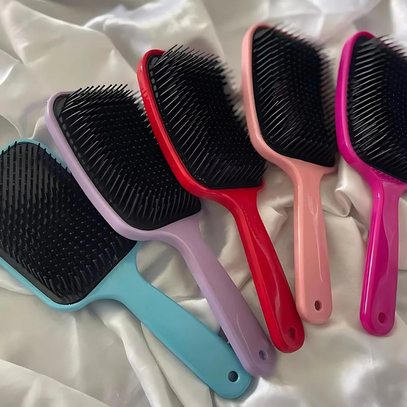 Escova Flex Racket, Para Desembaraçar Cabelos, Para Todos os Tipos