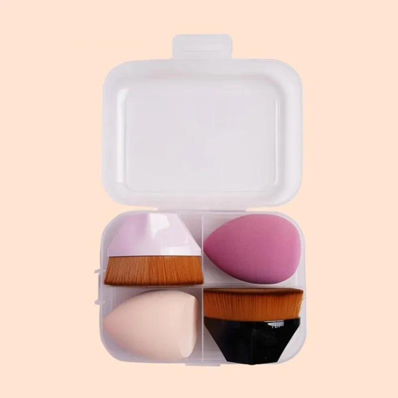 Conjunto Esponja , Pincel Para Base de Maquiagem Macios de Alta Qualidade Para Base
