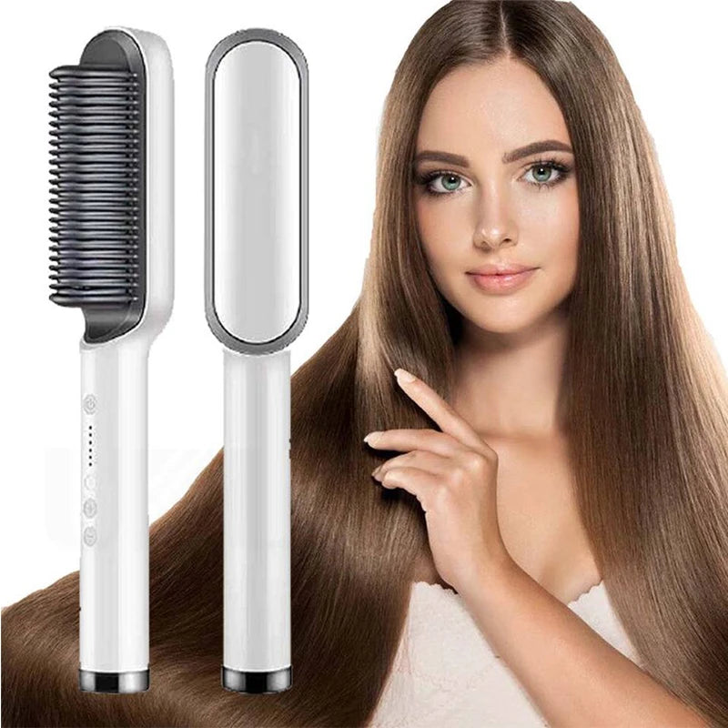 Escova de Cabelo Elétrica, Alisamento, Bivolts