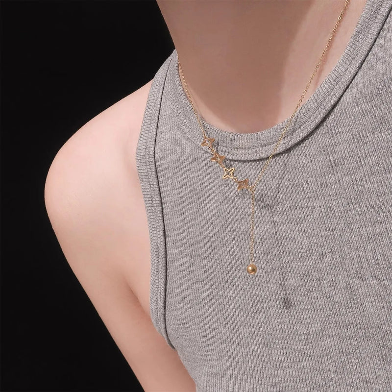 Colar Aço Inoxidável, Elegante Pequenos, Corações