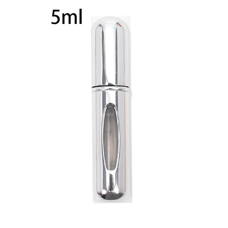 Mini Frasco de Perfume, Spray Recarregável, Portátil