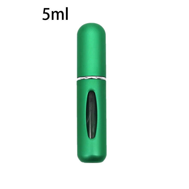 Mini Frasco de Perfume, Spray Recarregável, Portátil