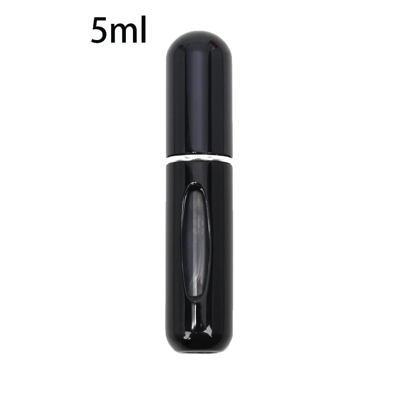 Mini Frasco de Perfume, Spray Recarregável, Portátil