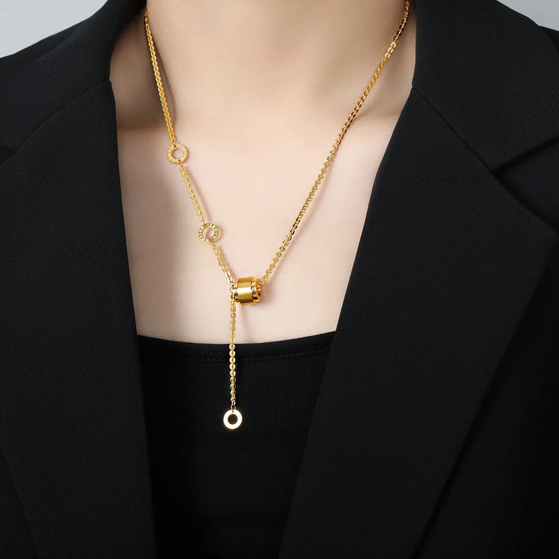Colar Aço Inoxidável, Elegante Pequenos, Corações