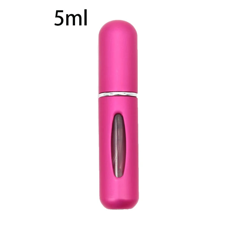 Mini Frasco de Perfume, Spray Recarregável, Portátil