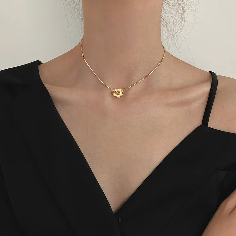 Colar Aço Inoxidável, Elegante Pequenos, Corações