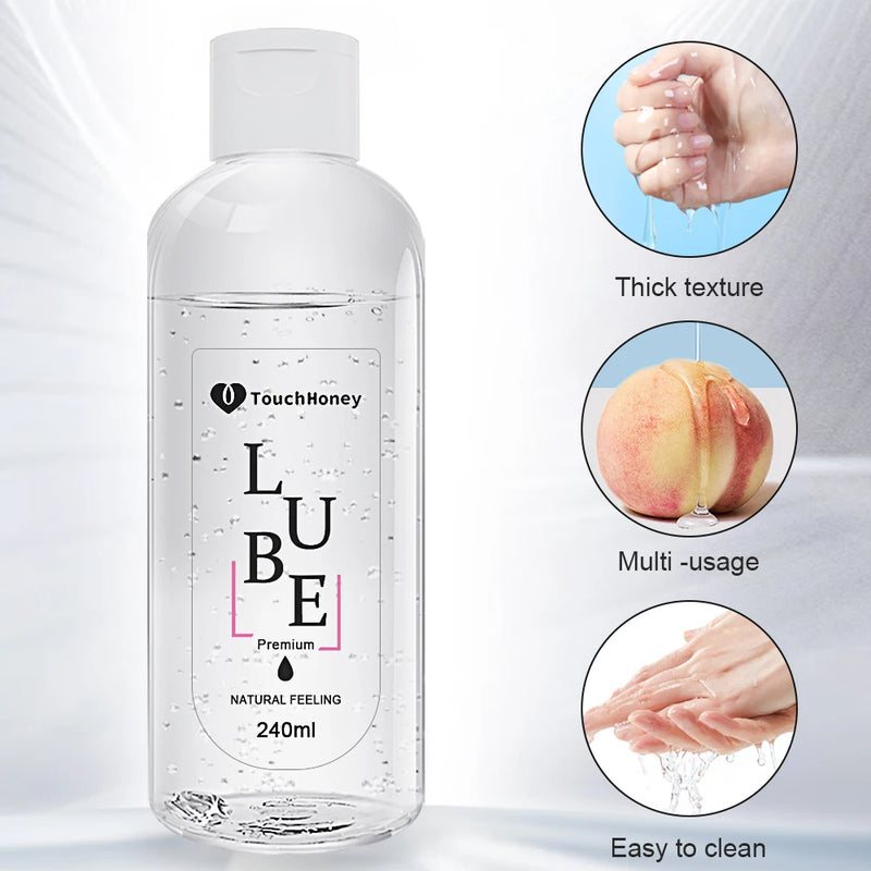 Lubrificante 240ML Para Sexo Lubrificante à Base de Água Para Casais, Vagina Anal Masturbação Adulta