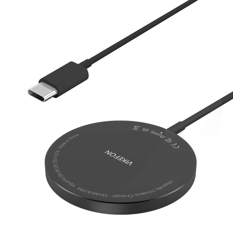 Carregador Magnético Sem Fio De 100 W USB + Tipo C para Magsafe IPhone 16 15 14 13 12 Pro Max
