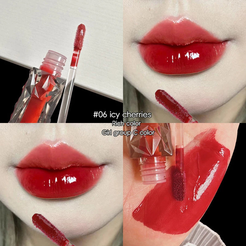 Brilho Labial De Longa Duração, Hidratante, Fácil De Tingir