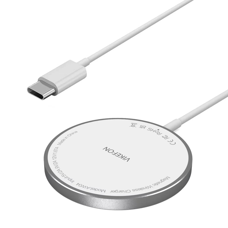 Carregador Magnético Sem Fio De 100 W USB + Tipo C para Magsafe IPhone 16 15 14 13 12 Pro Max