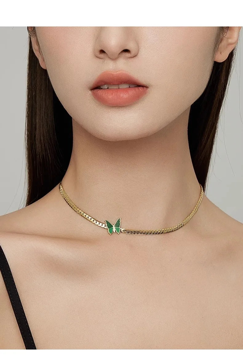 Colar Aço Inoxidável, Elegante Pequenos, Corações