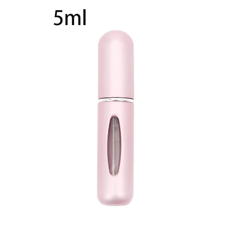Mini Frasco de Perfume, Spray Recarregável, Portátil
