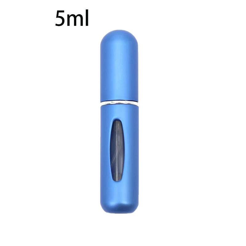 Mini Frasco de Perfume, Spray Recarregável, Portátil