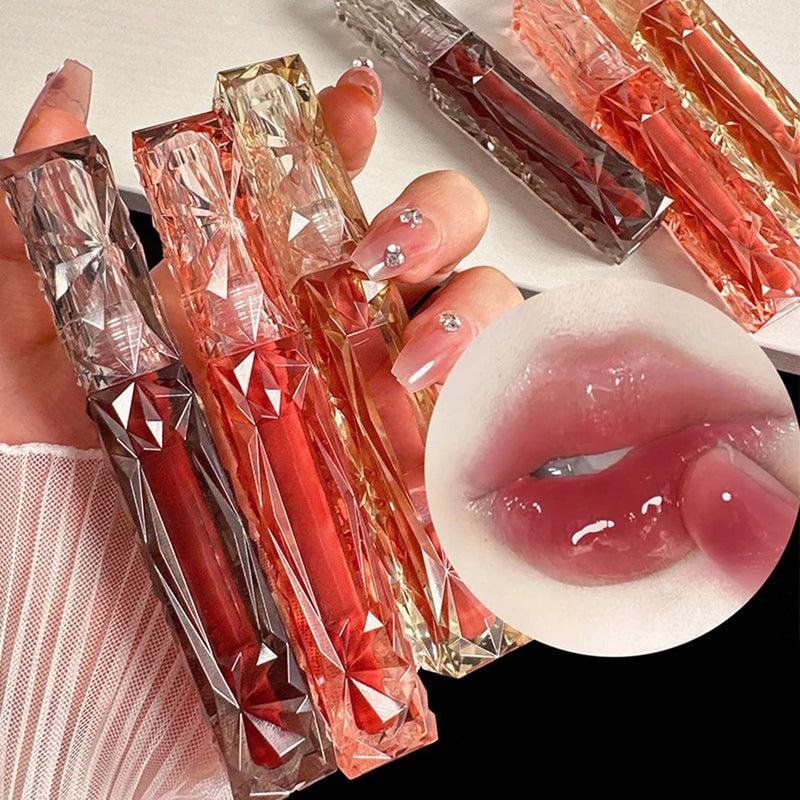 Brilho Labial De Longa Duração, Hidratante, Fácil De Tingir
