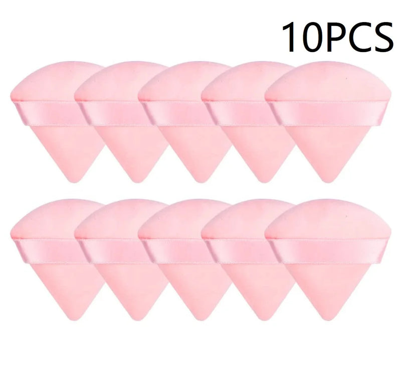 10PC'S Esponja Puff Triangulo, Para Pó, Maquiagem