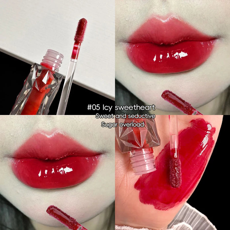 Brilho Labial De Longa Duração, Hidratante, Fácil De Tingir