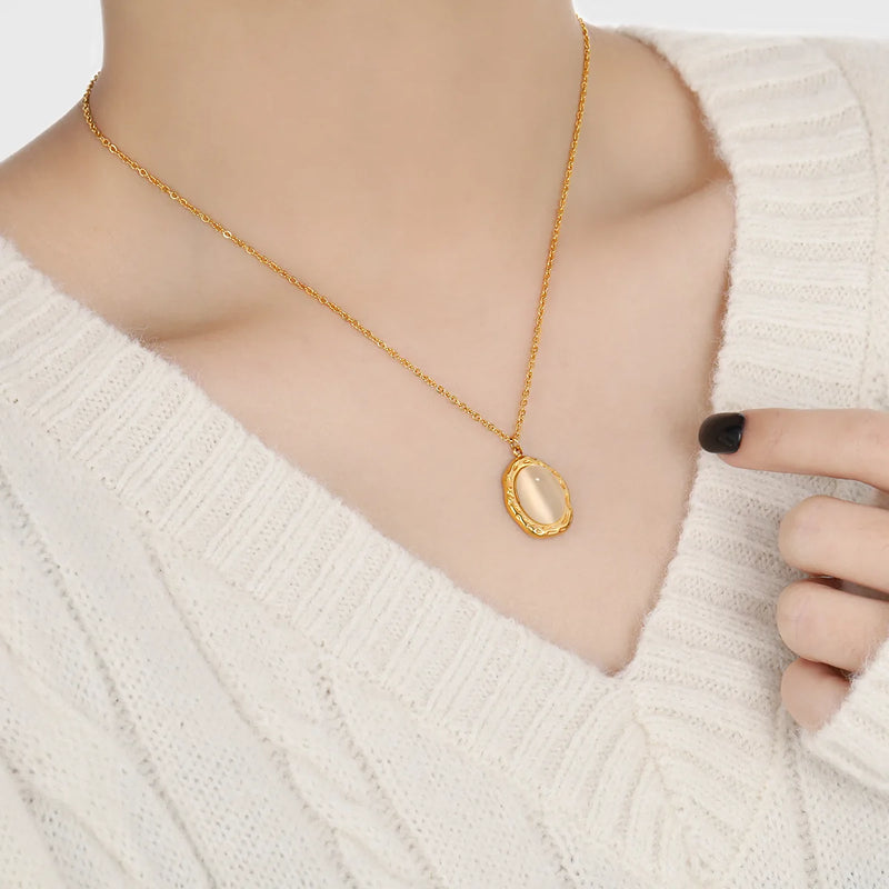 Colar Aço Inoxidável, Elegante Pequenos, Corações