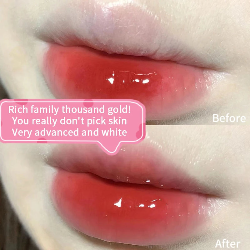Brilho Labial De Longa Duração, Hidratante, Fácil De Tingir