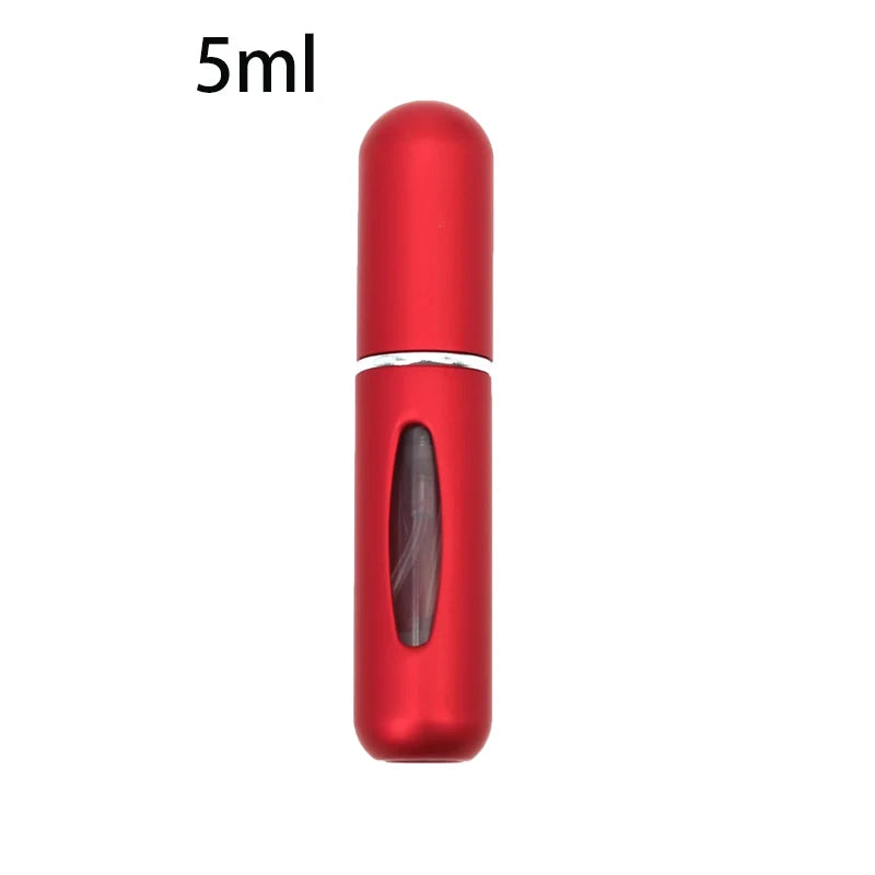Mini Frasco de Perfume, Spray Recarregável, Portátil